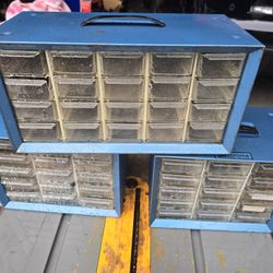 2-15 Drawer And 1 20 Drawer Metal Organizers