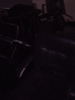 Black stackable chairs * super deal