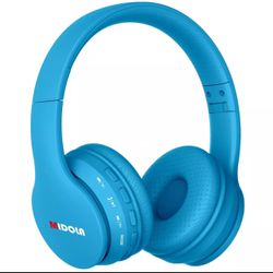MIDOLA Kids Headphones Bluetooth 5.3 Wireless 60H Play Time Volume Limit