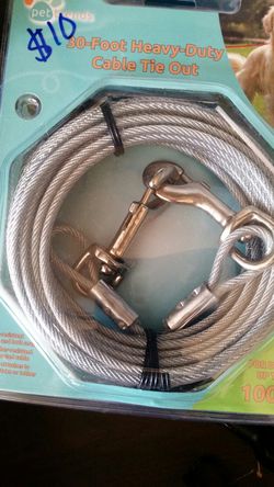 dog tie out cable