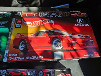 Hot Wheels Mattel Brick Shop '90 Acura NSX Building Set