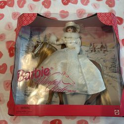Barbie Winter Ride Gift Set New