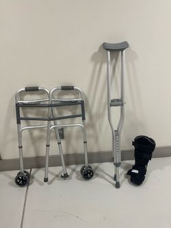 Crunch Walker and Walking Boot