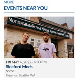 Free Tickets To Show. Can't Make