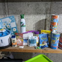 Cat Items (Food, Bowls, Scratch Pads) 