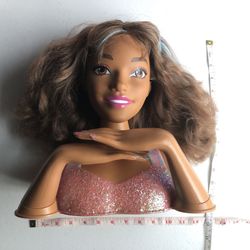 Kids Barbie Play Hair/Nails Practice Salon Mannequin
