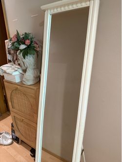 Full Length Mirror - White