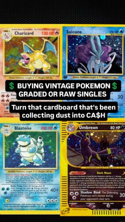 💲 BUYING VINTAGE POKEMON 💲 Graded or Raw Singles
