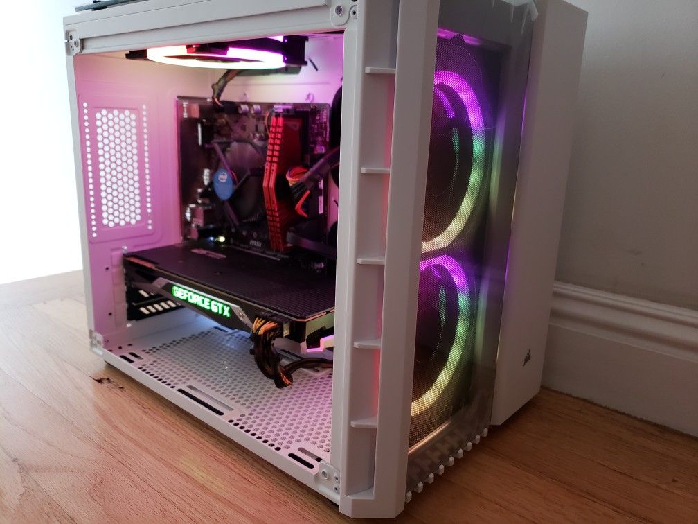 Corsair Crystal 280X Gaming PC i7 8700 GTX 1080 Ti 500GB SSD New build