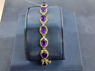 Link Bracelet - Yellow Gold 14k (.585) 14.7 grams 7 inch