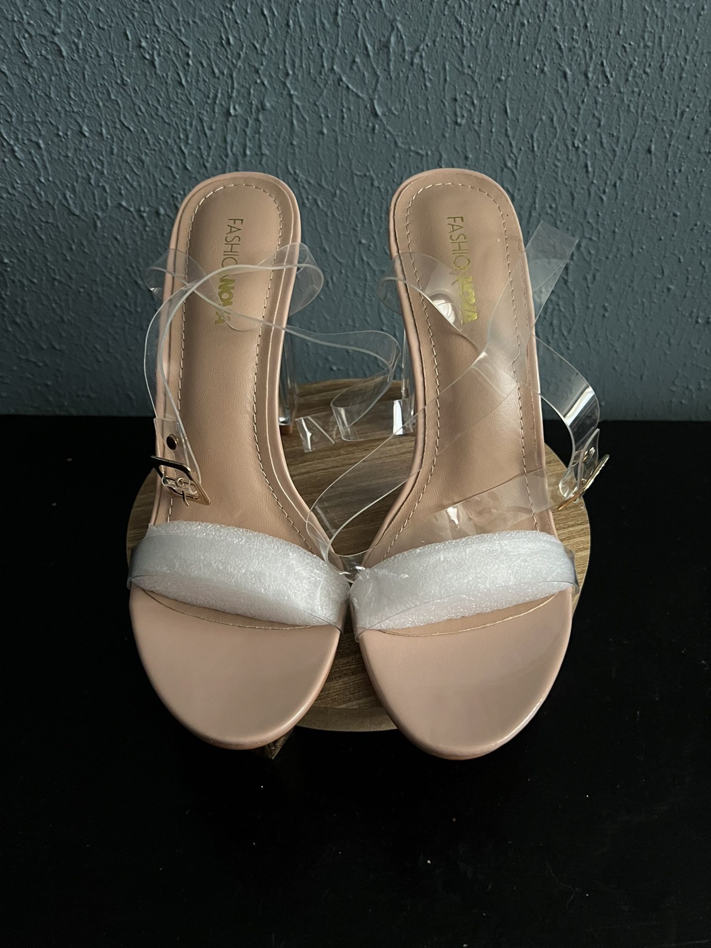 Clear Nude Heels
