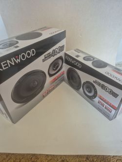 KENWOOD 1 PAIR 6.5" 2 WAY 300 WATTS & 1 PAIR 6×9 3 WAY 400 WATTS CAR SPEAKER