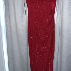 Long Red Dress