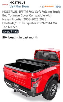 Nissan Frontier 5FT Tri-Fold Soft Tonneau