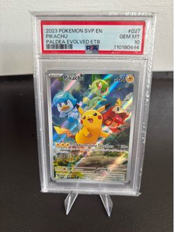 Picachu Paldea Evolved ETB