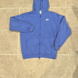 Nike Blue Athletic Zip-Up Jacket