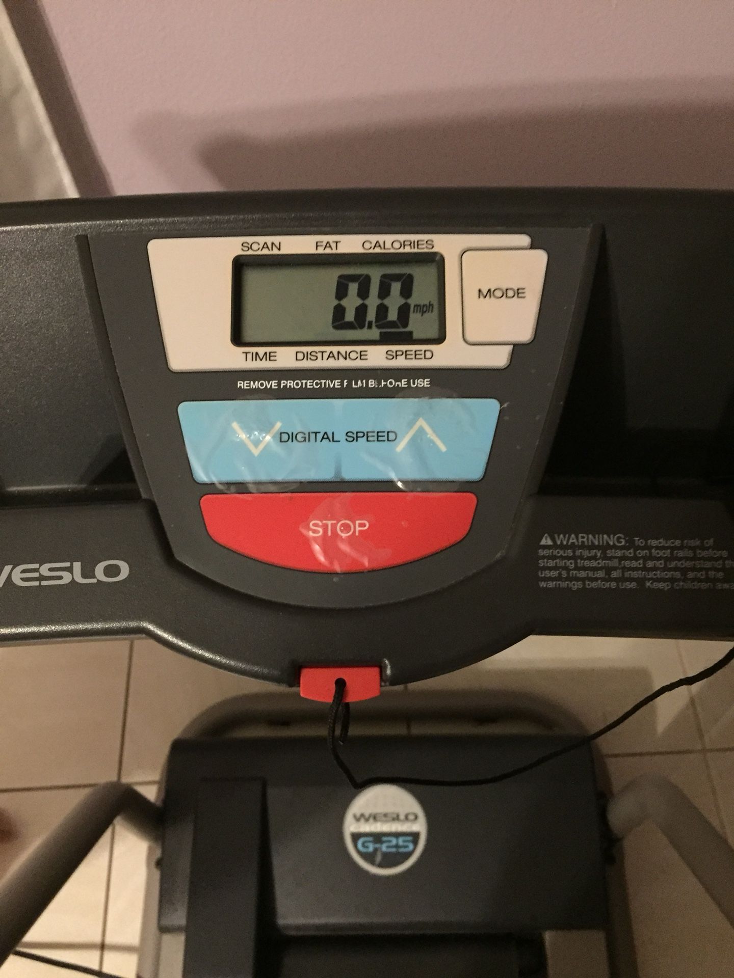 Weslo g25 hotsell