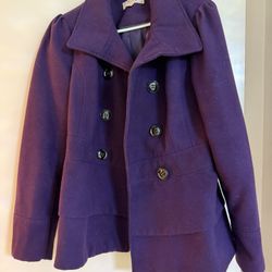 Coat Jacket Women’s Adult Purple 