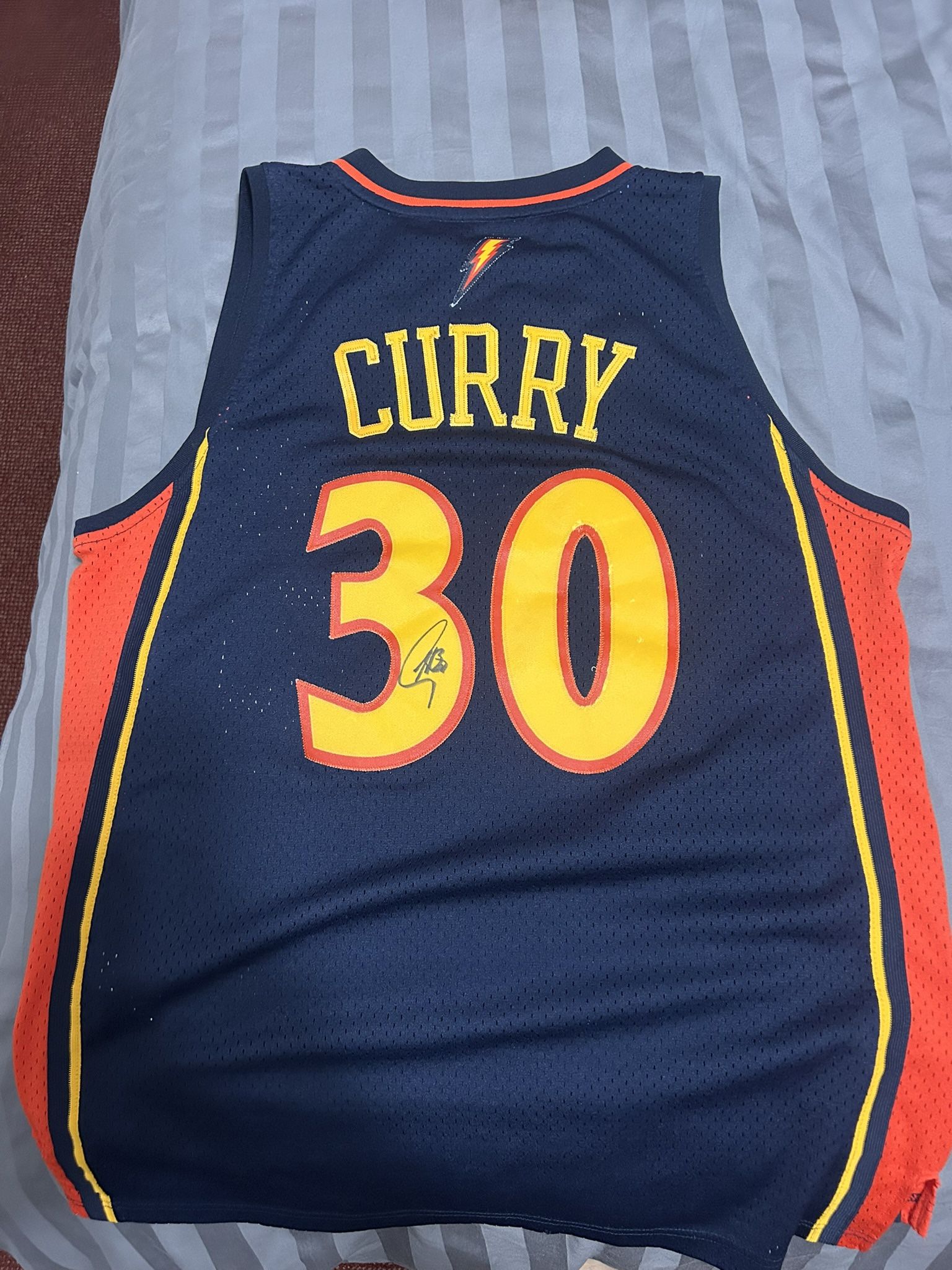 Signed Curry jersey