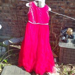 Girls red dress