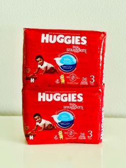 Huggies Little Snugglers Diapers - Size 3