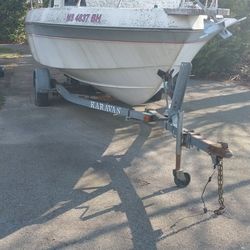 Sunbird Boat With Trailer 