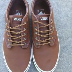 Leather vans. Size 10.5
