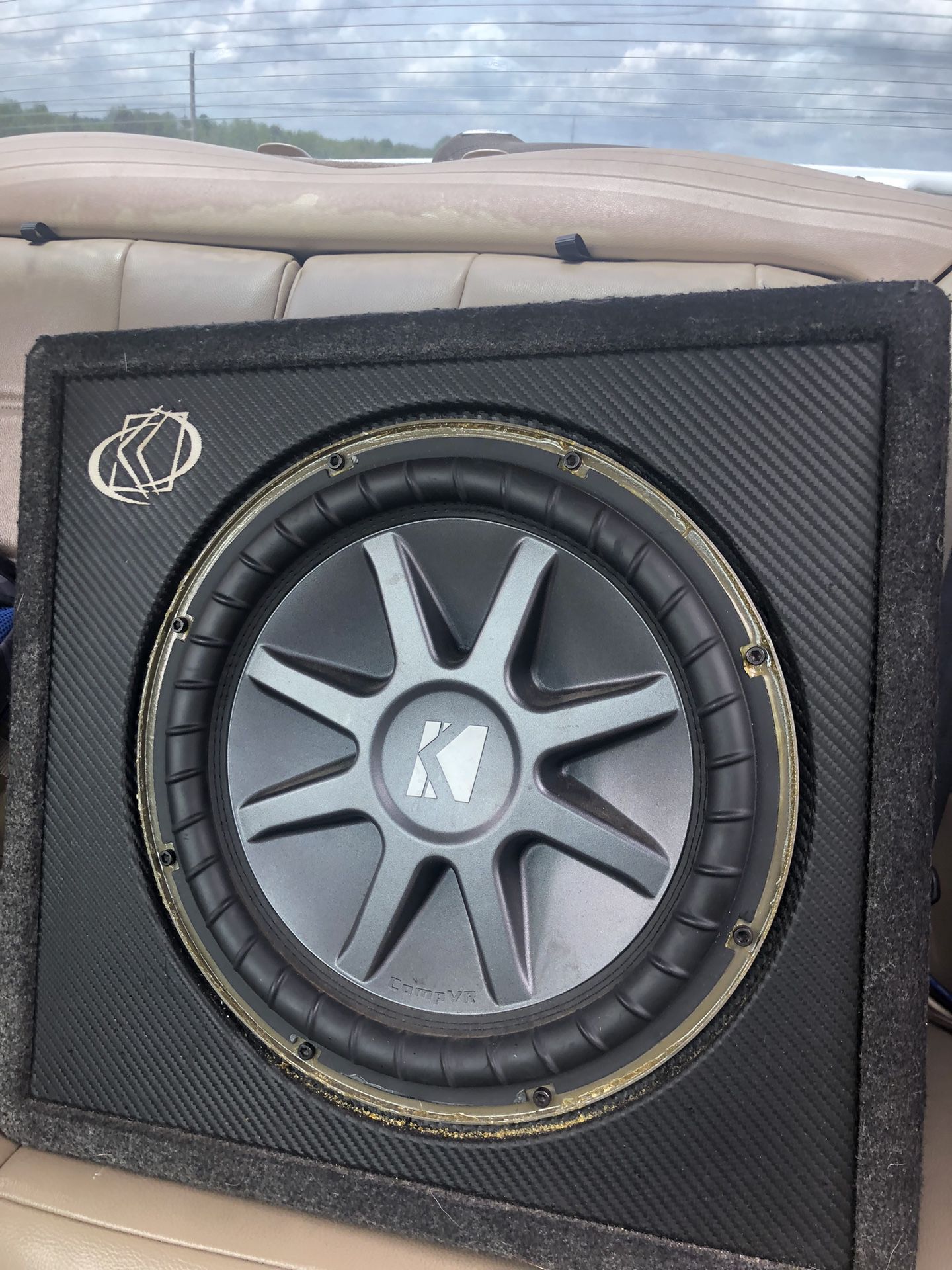 12 Inch Kicker Comp VR And Amp