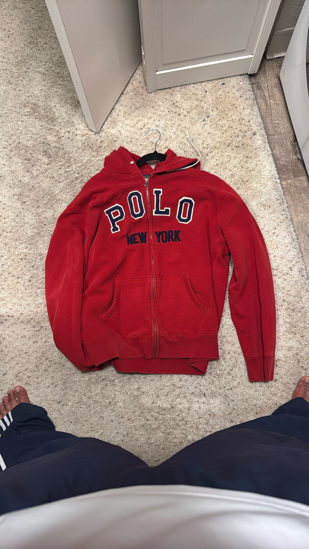 $150For (Polo Sweater/ Call Me If You Get Lost Hoodie/ Vintage Adidas Blue Sweater)