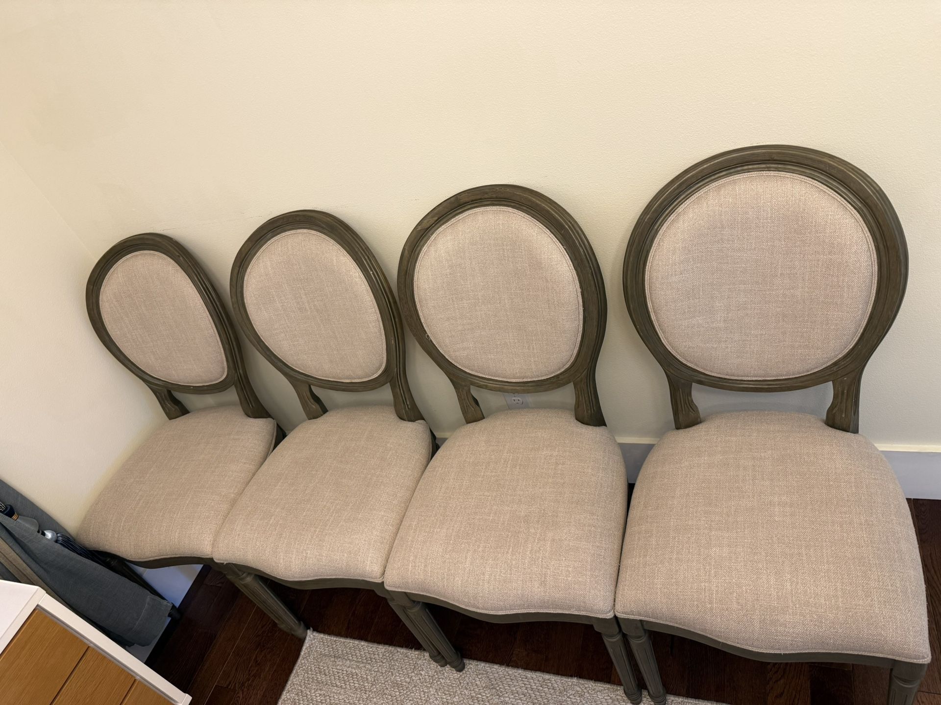4 Dining Chairs ($200) & 1 Table (Free)