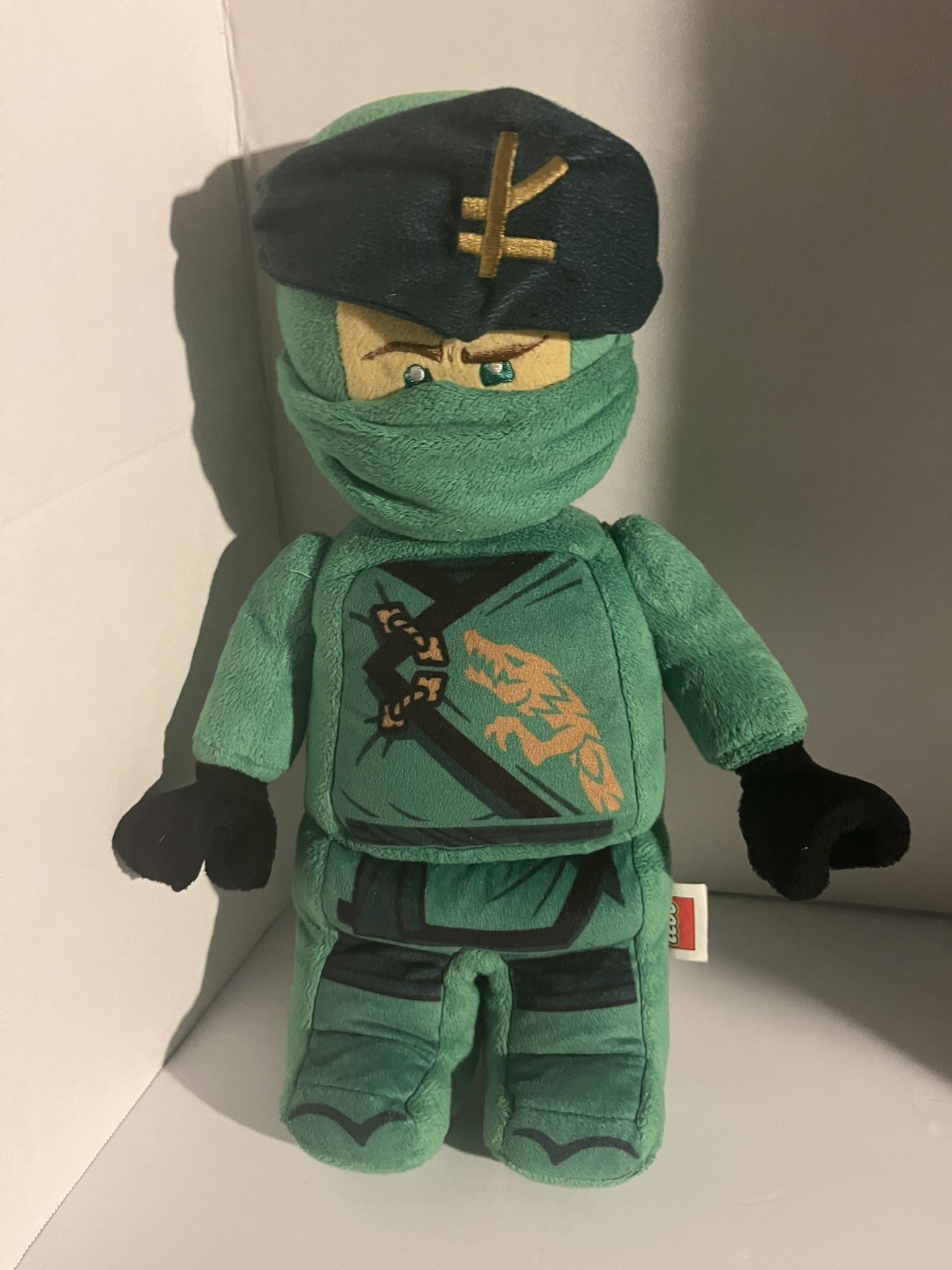 Lego Ninjago Lloyd Ninja Warrior 14” Plush Character Green Manhattan Toy Stuffed