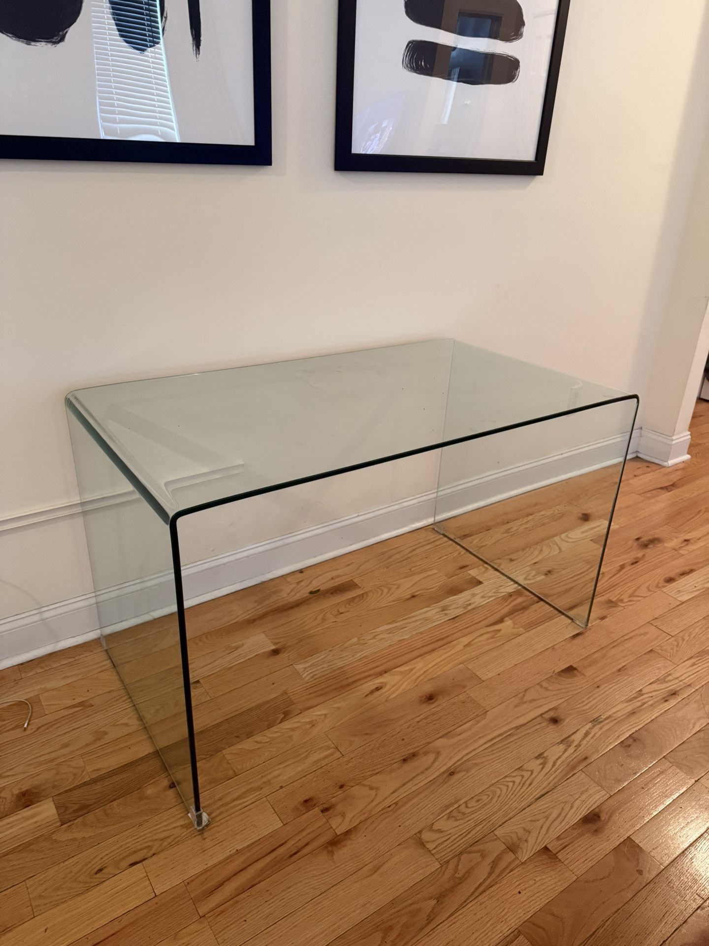 Glass Executive Computer Desk
