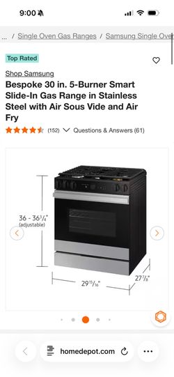 Samsung stove