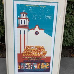 Omar Quiñones Framed Poster (1984)