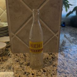 vintage NEHI Beverages glass soda bottle