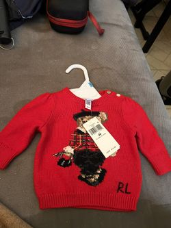 Baby Girl Ralph Lauren Polo Sweater 3 Months