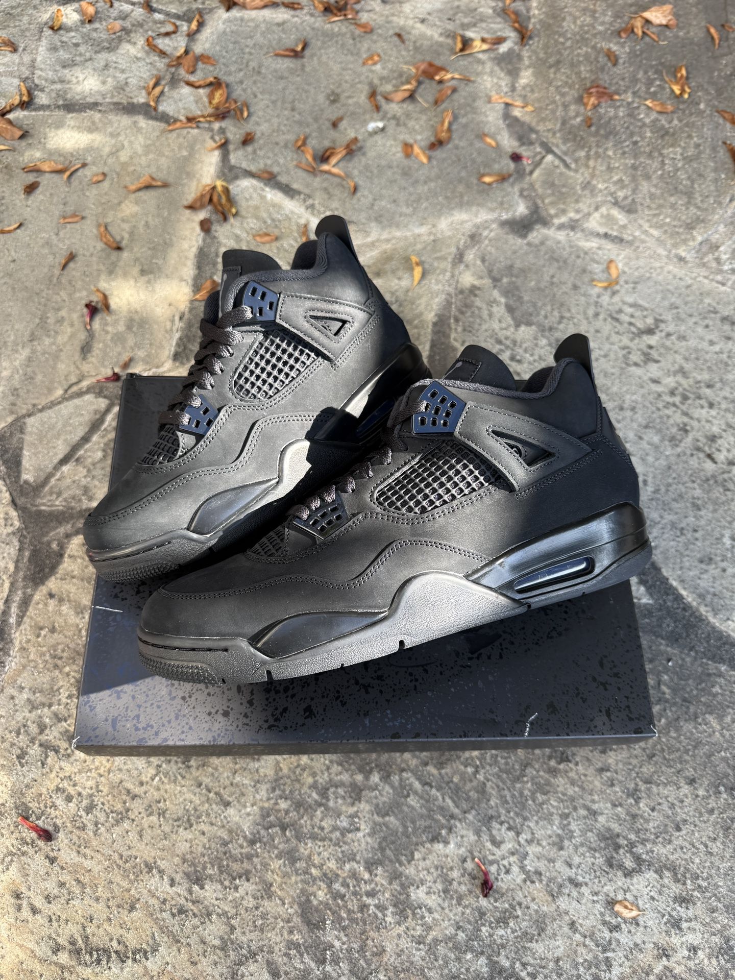 Size 6Y, 10.5M, 12M, 13M - Jordan 4 Retro Black Cat