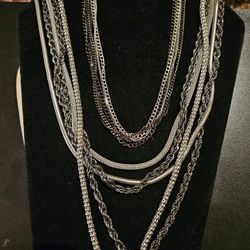 2 Multi Strand Necklaces