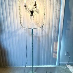 Crystal Chandelier Floor Lamp