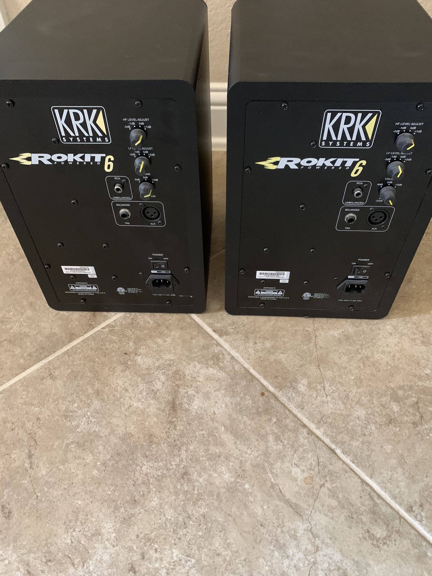 Krk Rokit 6 G3 Studio Speakers Pair Speakers with KRK 10S subwoofer ...