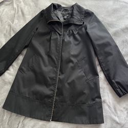 H&M black trench coat, S size