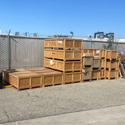 Empty Wooden Boxes