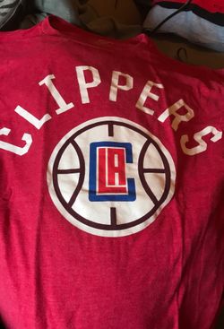 Clippers red and black t shirt