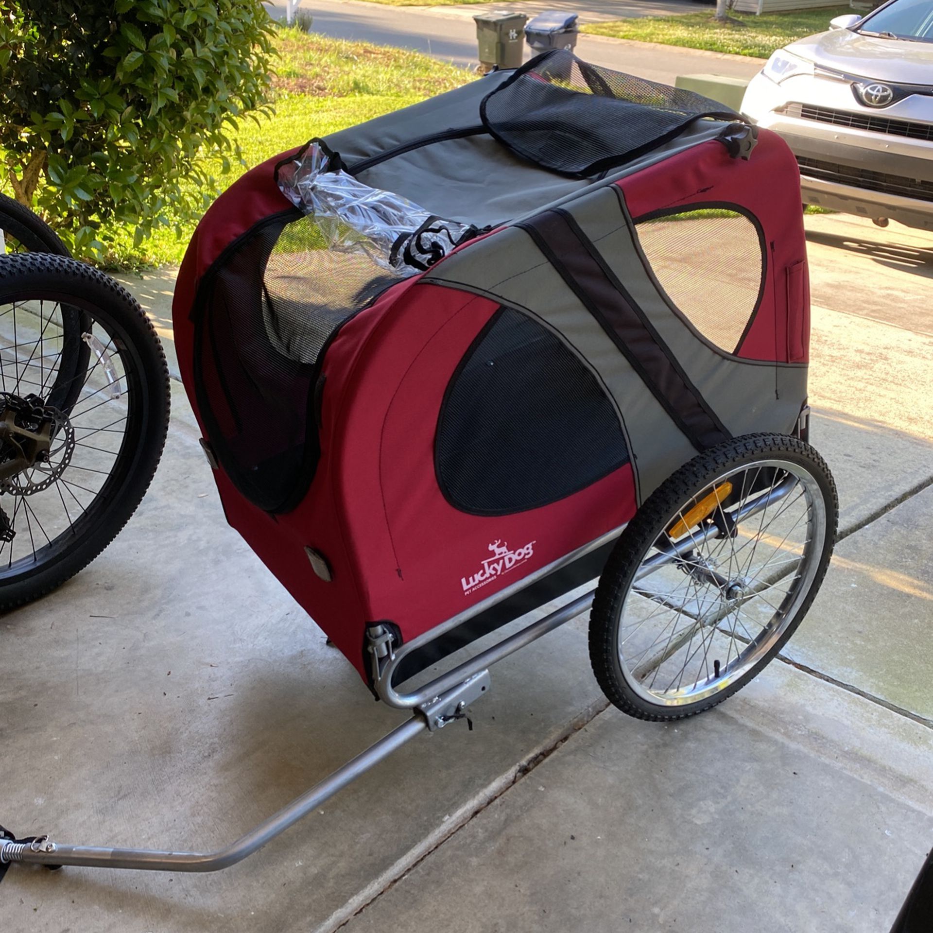 Lucky Dog Bicycle Trailer Pet Carrier