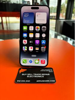 iPhone 14 Pro Max 128GB Unlocked to any carrier! 90 Day warranty! We offer financing.