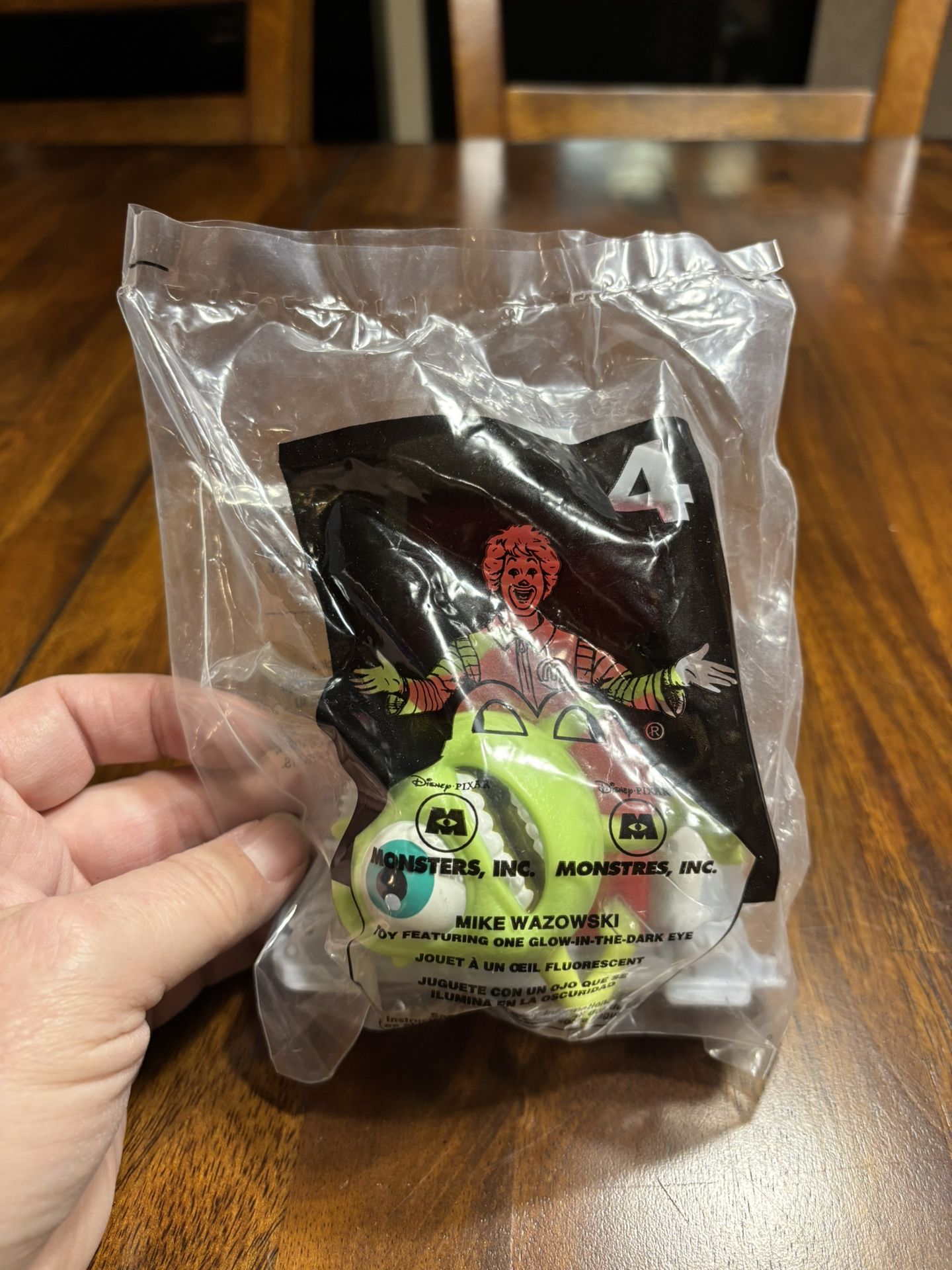 2001 Mcdonalds Happy Meal Monsters Inc. #4 Mike Wazowski