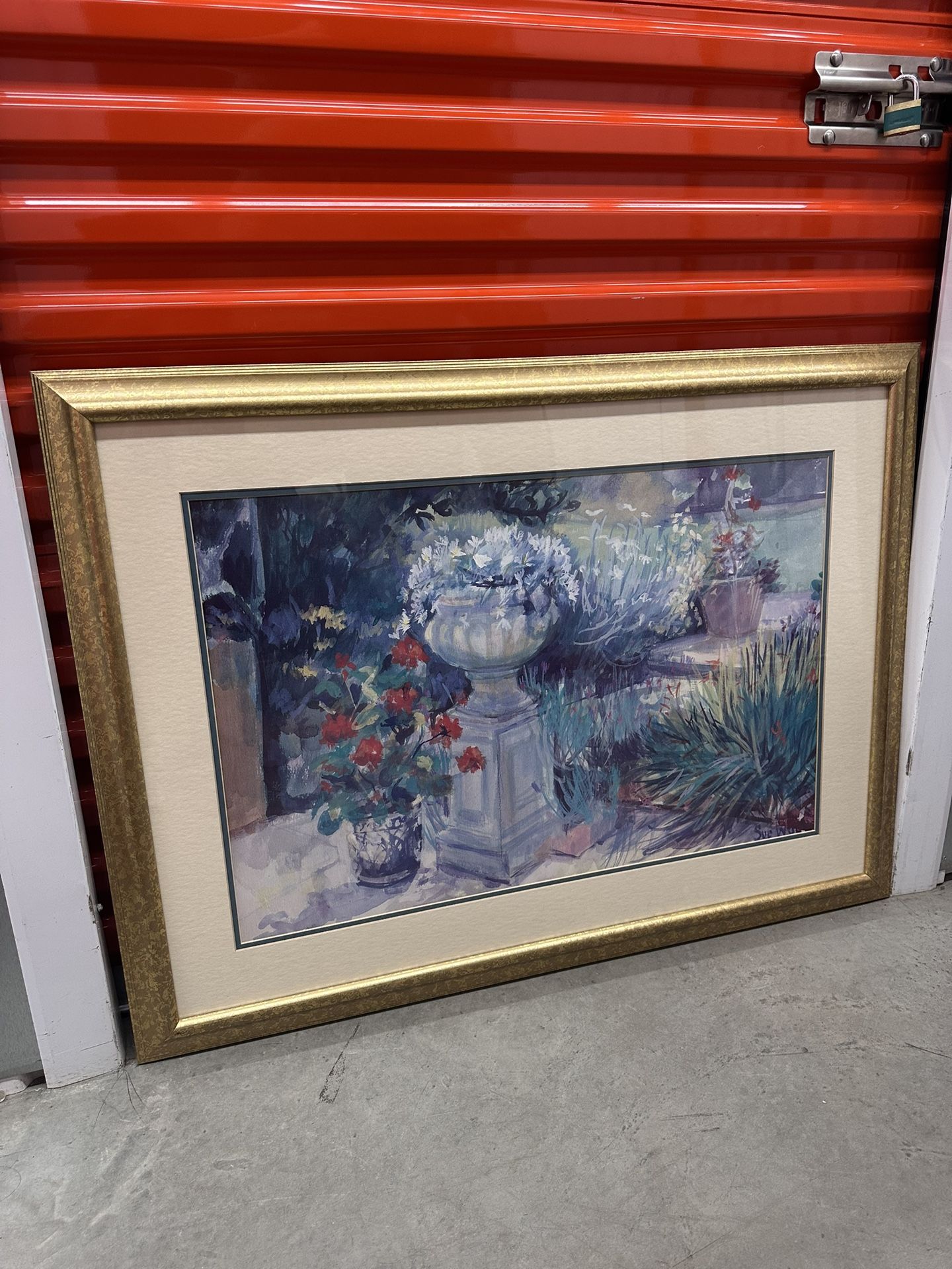 Beautiful Painting Of A Garden By Sue Wales #1