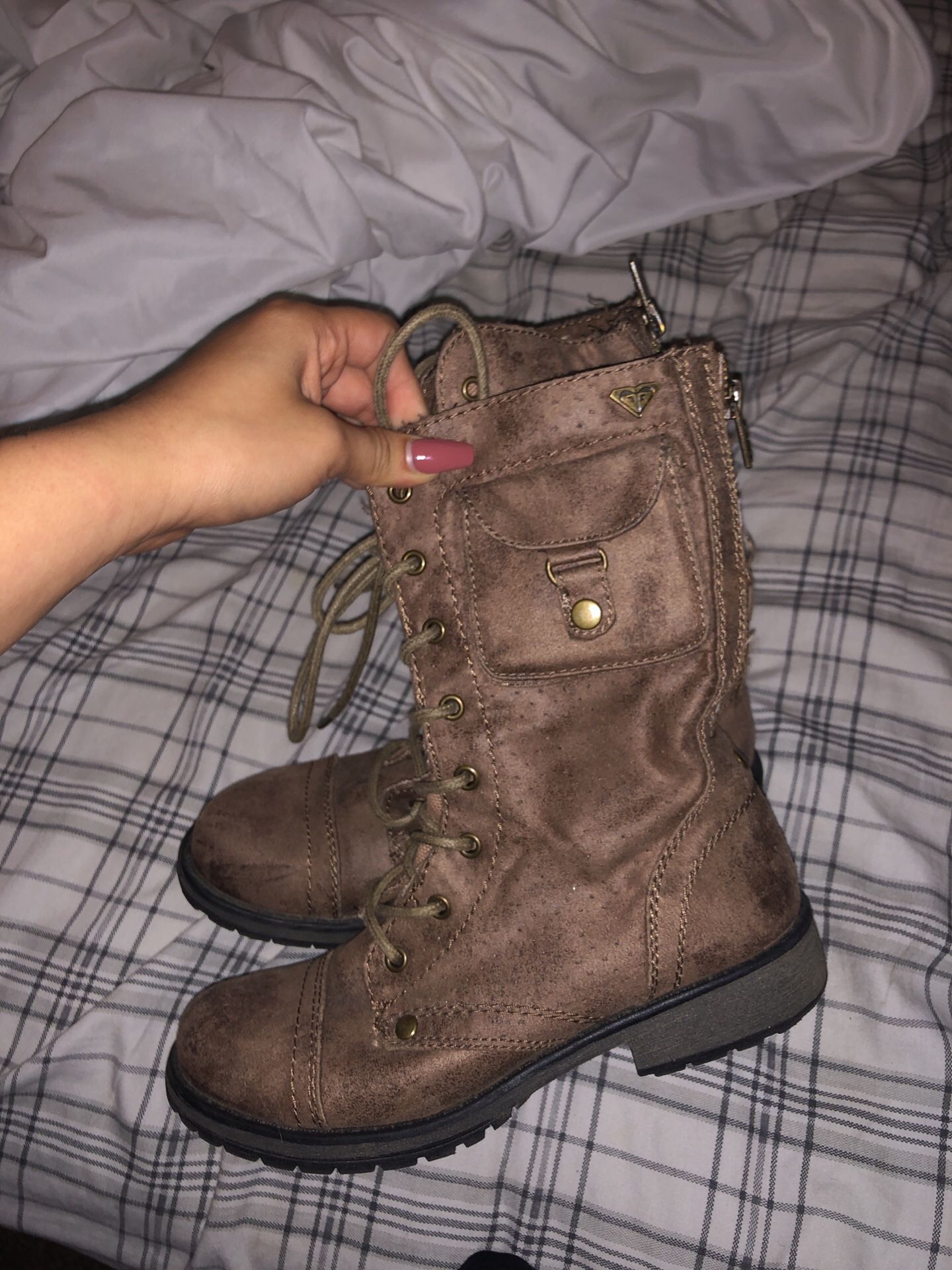 Roxy combat boots