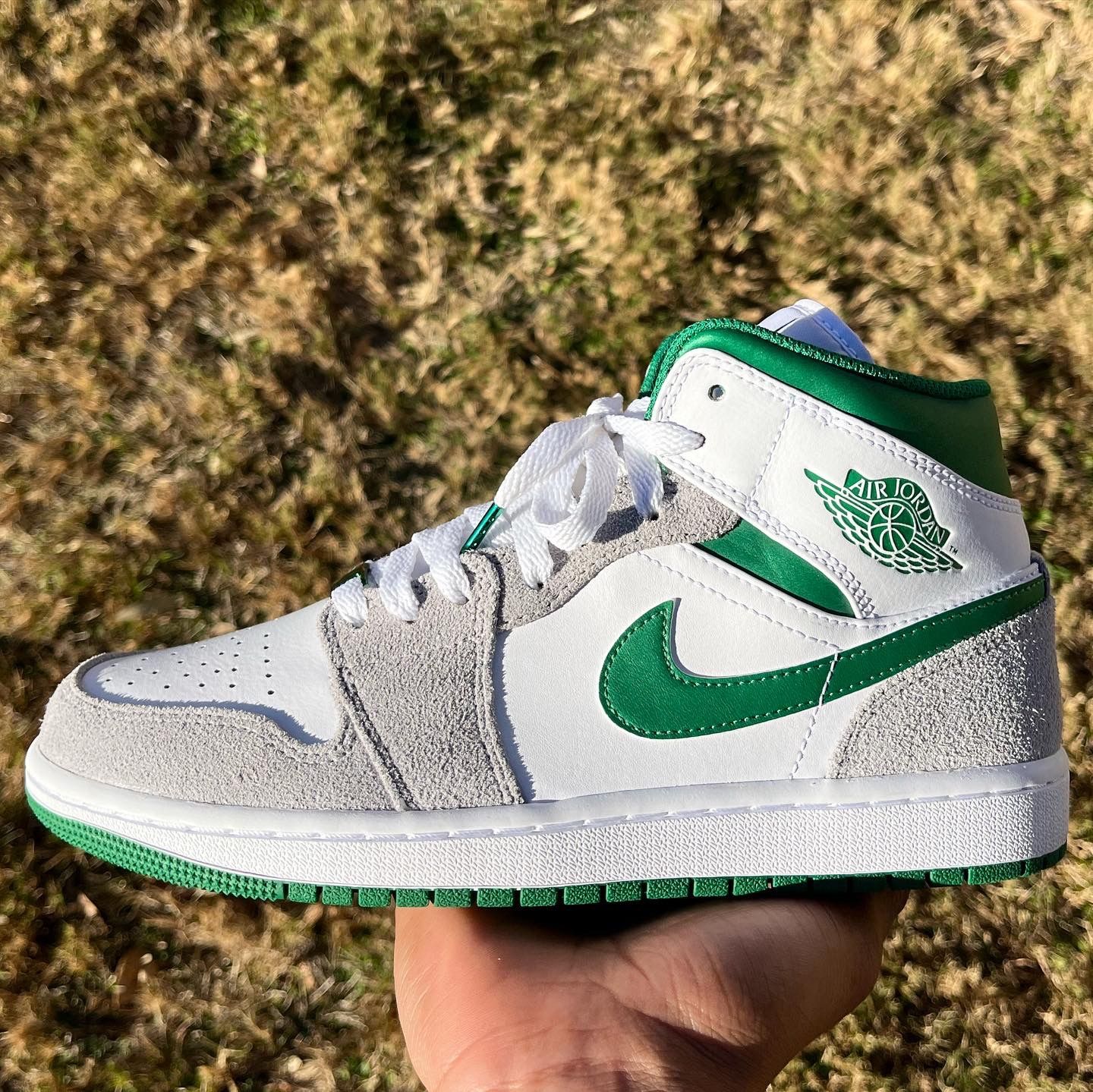 pine green high top converse