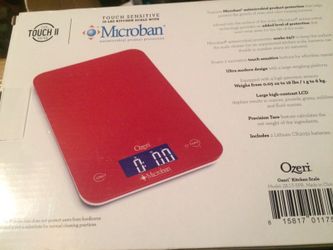 Microban kitchen scale